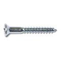 Midwest Fastener Wood Screw, #10, 1-1/2 in, Zinc Plated Steel Flat Head Phillips Drive, 30 PK 61793